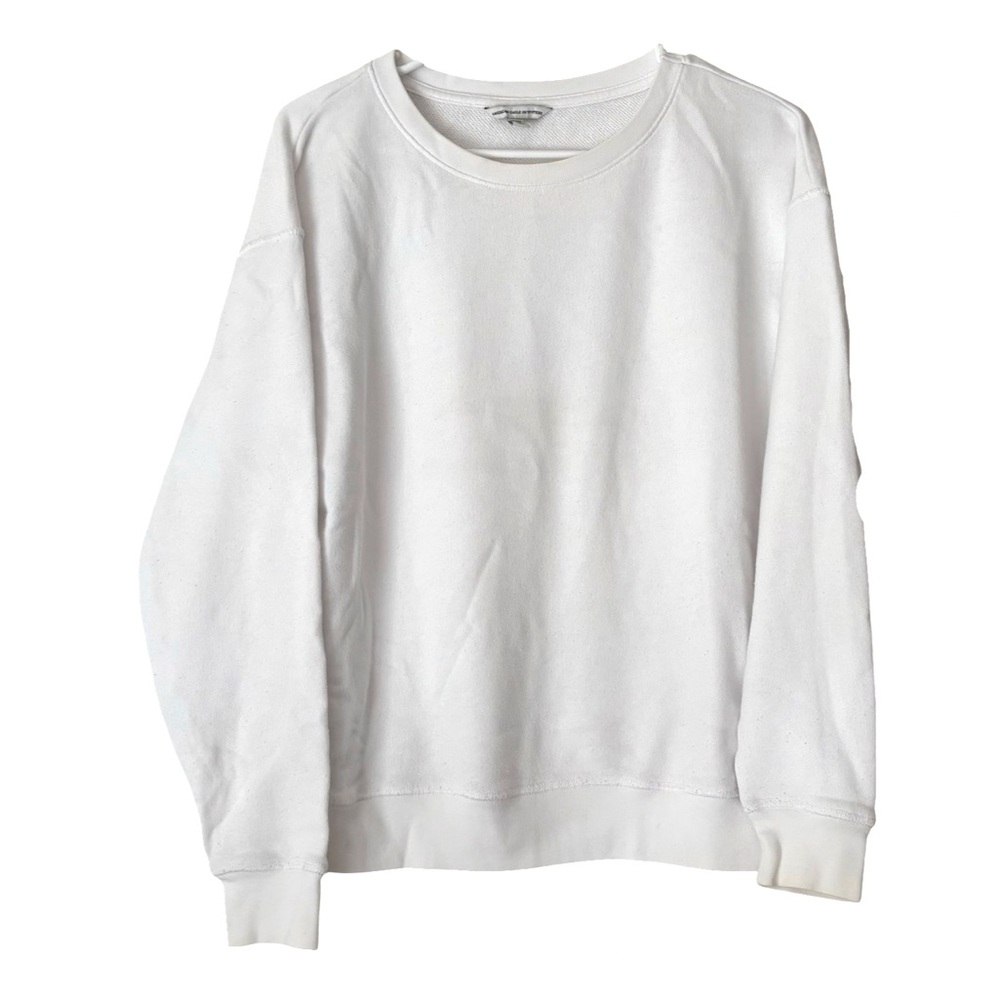 American Eagle Crewneck sweater in white color